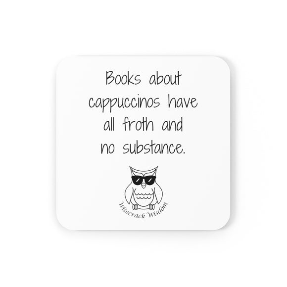 Books about cappuccinos have all froth and no substance.